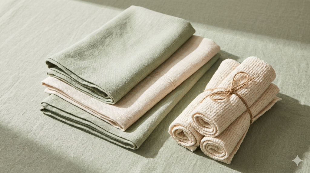 Cloth Napkins and Cleaning Rags