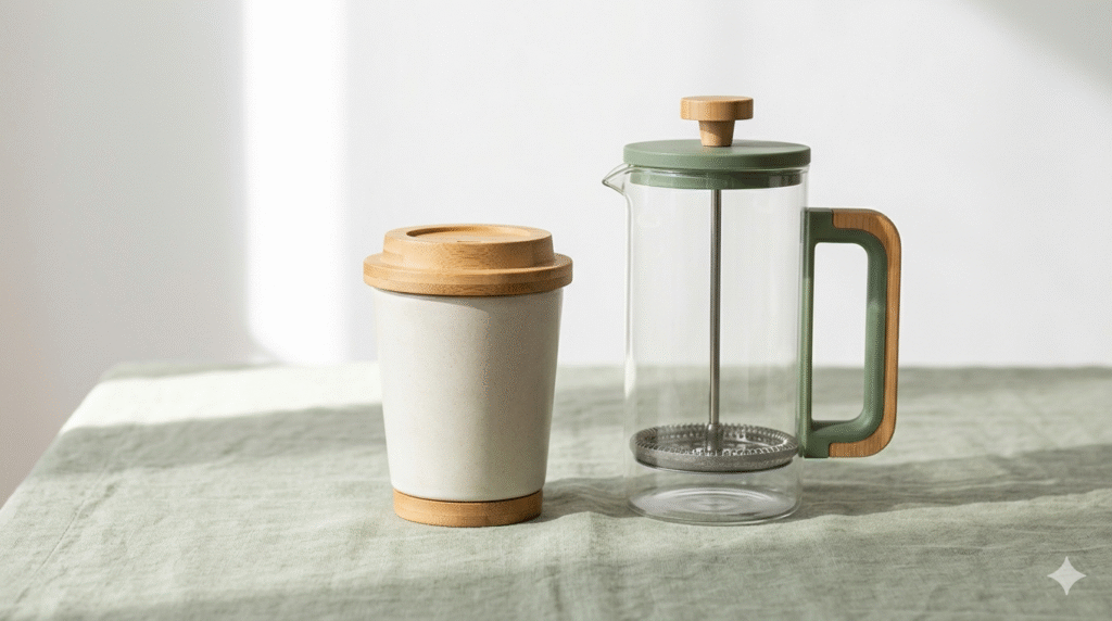 Reusable Coffee Cup or French Press